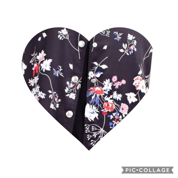 FLIGHT FIGHT LONGLINE FLORAL KIMONO BOMBER JACKET - Picture 6 of 6